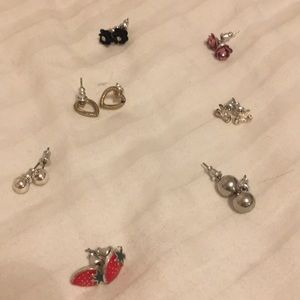 Bundle of 8 pairs of earrings! Never worn.